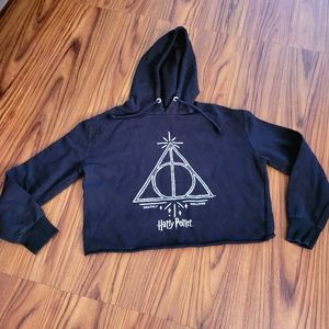 Harry Potter cropped hoodie size 6 small